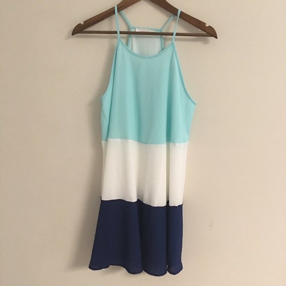 Peach Love Striped Dress - Picture 1 of 4